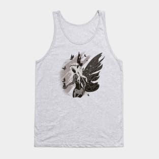 Gothic Skeleton Fairy Grunge Tank Top